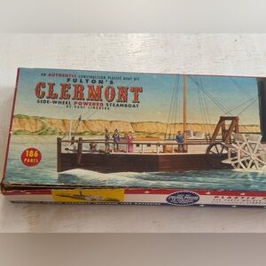 Vintage 1960 Lindbergh Fulton’s Clermont 1:96 Motorized Sold As Is